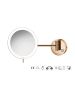 Sanco LED Cosmetic mirrors LED Καθρέπτης μεγεθυντικός x3 usb charging PVD θερμό μπρονζέ γυαλιστερό MRLED-905-PVD-01PL