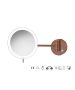 Sanco LED Cosmetic mirrors LED Καθρέπτης μεγεθυντικός x3 usb charging Χάλκινο ματ MRLED-905-Μ26