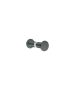 Sanco Glass Door Accessories Διπλό Πόμολο / Άγκιστρο Ανθρακί ανάγλυφο SET-GL0670-Μ118