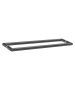 Sanco Glass Door Accessories Διπλή Λαβή / Πετσετοθήκη Σκούρο γραφίτη SET-GL0715-122