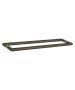Sanco Glass Door Accessories Διπλή Λαβή / Πετσετοθήκη Σκούρο μπρονζέ ματ SET-GL0715-DM25