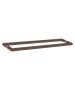 Sanco Glass Door Accessories Διπλή Λαβή / Πετσετοθήκη Wenge ανάγλυφο SET-GL0715-Α75