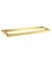 Sanco Glass Door Accessories Διπλή Λαβή / Πετσετοθήκη PVD χρυσό ορείχαλκο γυαλιστερό SET-GL0723-PVD-02PL