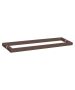 Sanco Glass Door Accessories Διπλή Λαβή / Πετσετοθήκη Wenge ανάγλυφο SET-GL0723-Α75