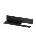 Sanco Shelves Ράφι με Χαρτοθήκη Μαύρο ματ SH-0504-Μ116