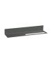 Sanco Shelves Ράφι με Πετσετοθήκη Ανθρακί ανάγλυφο SH-0505-Μ118