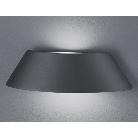 Φωτιστικό Επιτοίχιο Εξ.Χώρου IP44 H6,8x23,6x7,5cm Led 19w 3000K 720lm Χυτό Αλουμίνιο Γραφίτης Sun Light GL15106 