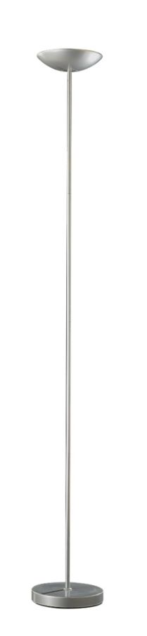 Επιδαπέδιο Φωτιστικό Ορθοστάτης Ασημί Perenz Metis 5918A 