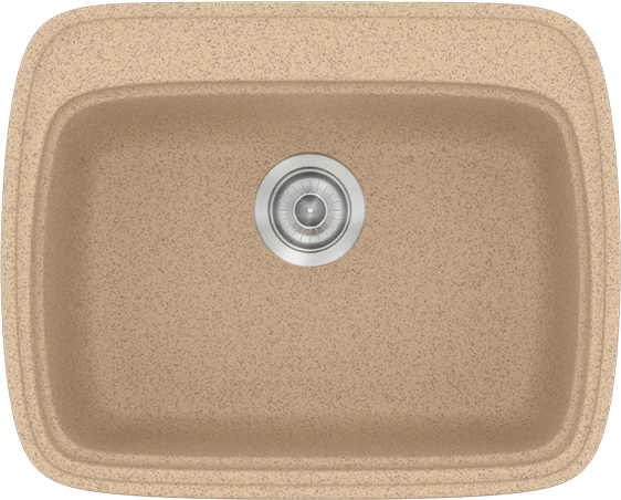 Sanitec Νεροχύτης 313 Classic 58×50 313-10-Granite-Beige
