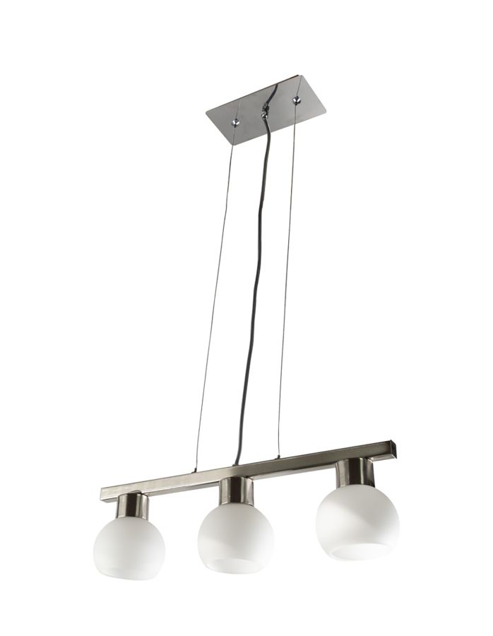 OPDT 6104-3# ΡΑΓΑ 3/Φ ΜΕΤΑΛΛΟ ΜΕ ΓΥΑΛΙ ΟΠΑΛΙΝΑ ΜΠΑΛΙΤΣΑ E14 ARlight 0083588