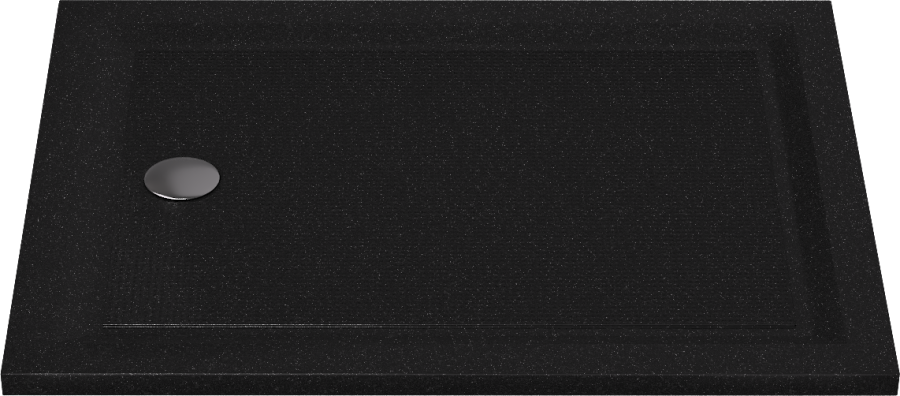 Sanitec A203 Ντουζιέρα Flat Classic 100×80 A203G-22-Metallic-Space