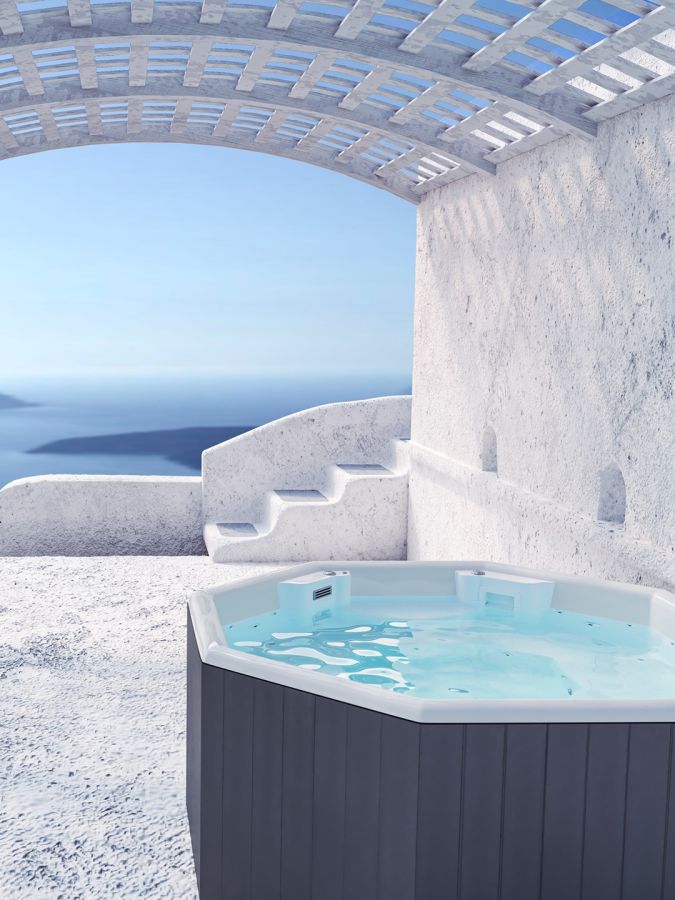 Sanitec SPA Medusa 4623-anthracite-black-matte