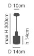SE21-GM-4-SH3 ADEPT TUBE Gold Matt Pendant Brown Fabric Shade+ HOMELIGHTING 77-8610