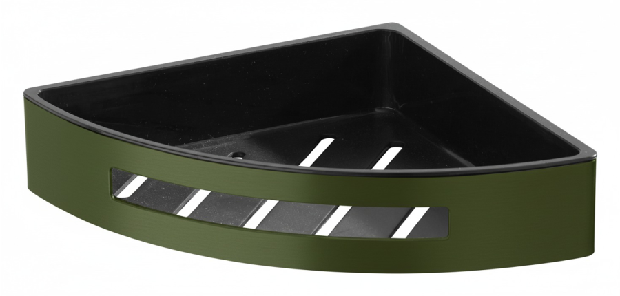 Σπογγοθήκη Γωνιακή Dark Grass Bronze Art Σπογγοθήκες 16H6M-D2