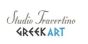 Νιπτήρας  Επικαθήμενος Χειροποίητος 60x40x13,5cm Γκρι Αρζάν Travertino "ΜΥΡΩΝΑΣ" 90038