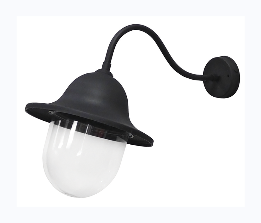 Απλίκα επιτοίχια LP-801AS BLACK 45 Heronia 07-1291