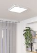 Πλαφονιέρα Λευκή Τετράγωνη 28,5cm IP44 LED Panel 20w 3000K 2400lm Eglo Fueva 5 99268