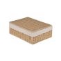 Κουτί Αποθήκευσης & Οργάνωσης με Καπάκι 32x24x12cm με Εσωτερική Επένδυση Estia Home Art Botanica 02-18849