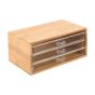 Κοσμηματοθήκη 24,5x11x14cm με 3 Συρταράκια Estia Home Art Bamboo Essentials 02-17699
