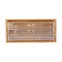 Κοσμηματοθήκη 24,5x11x14cm με 3 Συρταράκια Estia Home Art Bamboo Essentials 02-17699