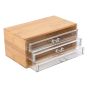 Κοσμηματοθήκη 24,5x11x14cm με 3 Συρταράκια Estia Home Art Bamboo Essentials 02-17699