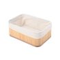 Καλάθι Οργάνωσης με Επένδυση 30x20cm Estia Home Art Bamboo Essentials 02-19662