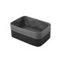 Καλάθι Οργάνωσης 30x20x10cm Μαύρο με Επένδυση Estia Home Art Bamboo Essentials 02-19693