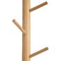 Κρεμάστρα Τοίχου 6 Θέσεων 65x15x6cm Bamboo Estia Home Art 04-19853