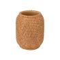 Ποτηροθήκη Μπάνιου Καφέ Ρητίνη Estia Home Rope Art 02-25809