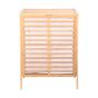 Καλάθι Απλύτων Διπλό 60lt Estia Home Art Bamboo Essentials 02-23775