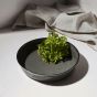 Σαλατιέρα Πορσελάνης Γκρι 23x6,5cm Κάθετη Estia Home Art Pearl Grey 07-16425