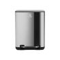 Χαρτοδοχείο Μπάνιου 6lt Soft Close Estia Home Art Cubic Inox 02-20934