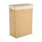 Καλάθι Απλύτων 38x22x55cm με Εσωτερική Επένδυση & Καπάκι Ορθογώνιο Estia Home Art Botanica 02-26394