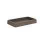Δίσκος Μπάνιου Γκρι Ρητίνη 19x10.3x2.8cm Estia Home Art Wire 02-26219