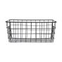Καλάθι Οργάνωσης 28x22x12,5cm Μαύρο Μεταλλικό Estia Home Art Bamboo Essentials 01-26721
