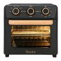 Φριτέζα Αέρος-Φουρνάκι Μαύρο 12lt 1400w με 4 Λειτουργίες Ψησίματος Estia Home Art Oak 06-23690 