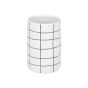 Ποτηροθήκη Μπάνιου Κεραμικό Λευκό 7,5x12cm Estia Home Art Cage 02-27605