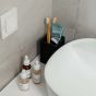 Ποτηράκι Μπάνιου 7,5x11cm Κεραμικό Μαύρο Estia Home Art Tiles 02-27704