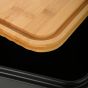 Ψωμιέρα Μεταλλική Μαύρη 42x23x13cm Estia Home Art Bamboo Essentials 01-20248