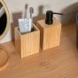 Αντλία Σαπουνιού Ντισπένσερ Τετράγωνο 8,2x7,5x17,5cm Estia Home Art Bamboo Essentials 02-13080