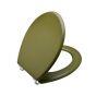 Κάλυμμα Λεκάνης Π36xΜ41,5xΥ3cm MDF Bamboo Essentials Olive Green Estia Home Art  02-15299