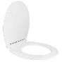 Κάλυμμα Λεκάνης Universal 36,5x41-44cm Οπές 11,2-17,5cm Λευκό Duroplast Slim Soft Close, Αποσπώμενα Στηρίγματα με Εκτόνωση Elvit 0230 