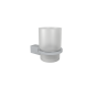 Ποτηροθήκη Επιτοίχια W75xD110xH95mm Verdi Kappa Chrome 3040522