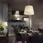 Λαμπατέρ Επιτραπέζιο  Ø 350 x H 675 mm 1xE27 Χρυσαφί Ideal Lux Queen TL1 Big 077758