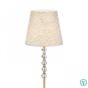 Φωτιστικό Επιδαπέδιο  Ø 350 x H 1575 mm 1xE27 Χρυσαφί Ideal Lux Queen PT1 077765