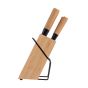Μαχαίρια  Ανοξείδωτα με Βάση Σετ 5 τμχ. Bamboo Essential  Estia Home Art 01-12854