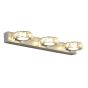 ARTE ILLUMINA ΑΠΛΙΚΑ ΤΟΙΧΟΥ  LED 9W 4000Κ ΟΒΑΛ 3Φ 460X50X116 ΝΙΚΕΛ Eurolamp 144-80007