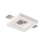 Σποτ Γύψινο Χωνευτό Γυψοσανίδας 10x10x4,5cm 1xGU10 Sun Light 11001-C1 SQ10