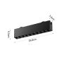 Φωτιστικό LED 20W 3000K για Chandler Track μαύρη απόχρωση D:3,4cmx6,5cmx26,8cm 13C-00051
