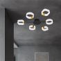ΦΩΤΙΣΤΙΚΟ ΟΡΟΦΗΣ 6ΦΩΤΟ LED 60W 82X8 ΜΑΥΡΟ/ΧΡΥΣΟ Eurolamp ARTE ILLUMINA 144-10024
